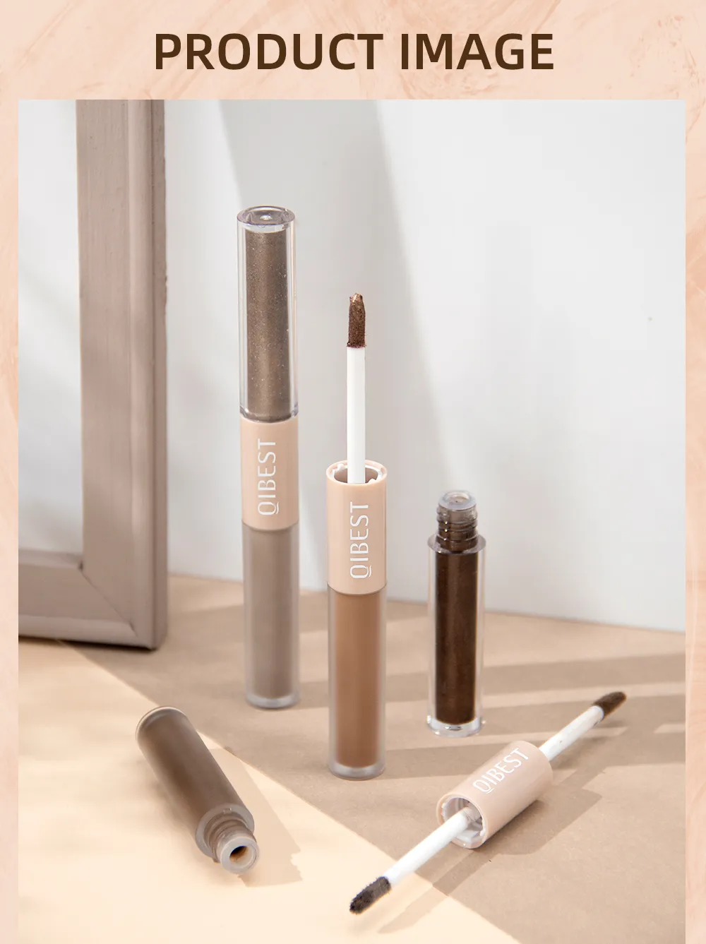 2 In 1 Stick Pearly Matte Eyeshadow Cream Smooth Nude Eye Makeup Liquid Contour Shadow Stick Waterproof Shimmer High Light Pen