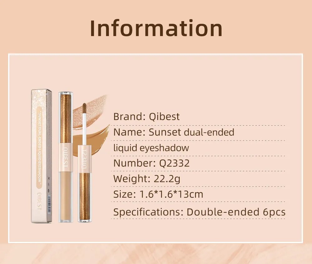 2 In 1 Stick Pearly Matte Eyeshadow Cream Smooth Nude Eye Makeup Liquid Contour Shadow Stick Waterproof Shimmer High Light Pen