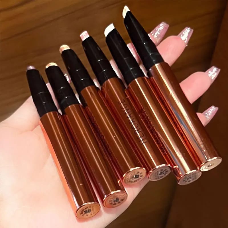 Pearlescent Eye Shadow Stick Shimmering Clear Sparkle Diamond Lying Silkworm Pencil Long Lasting Glitter for Eyes Korean Makeup