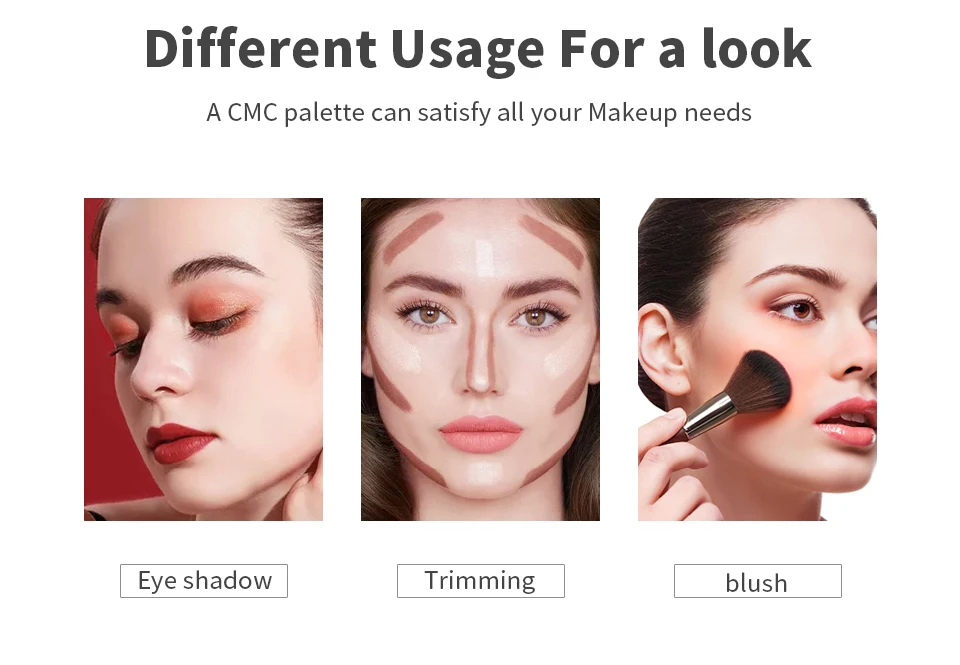 CHARMACY 12 Colors Glitter Eyeshadows Palette High Quality Professional Eye Shadow Makeup for Women Cosmetic Free Shipping