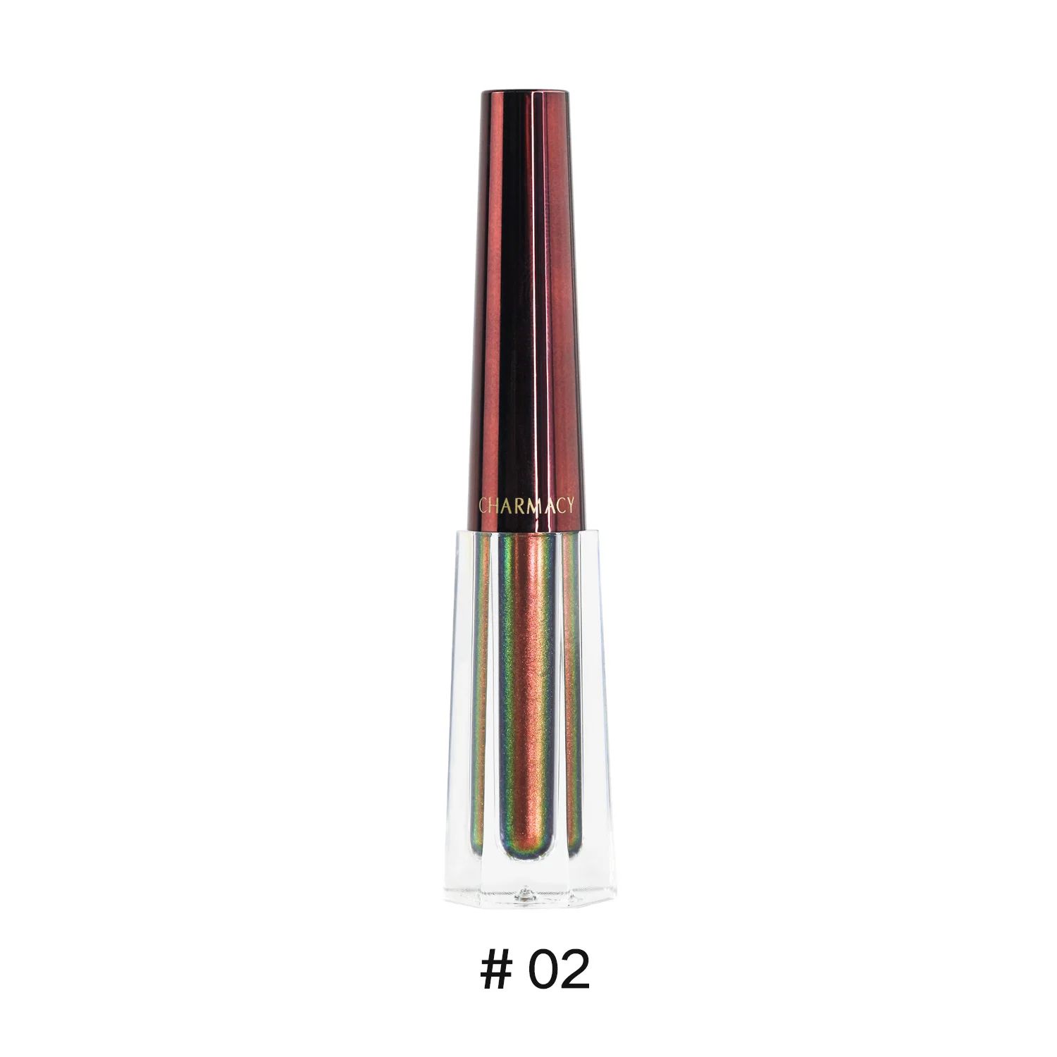 CHARMACY Liquid Duochrome Eyeshadow Glitter Long-lasting Liquid Eyeshadows Waterproof Eye Shadow Professional Makeup Cosmetic