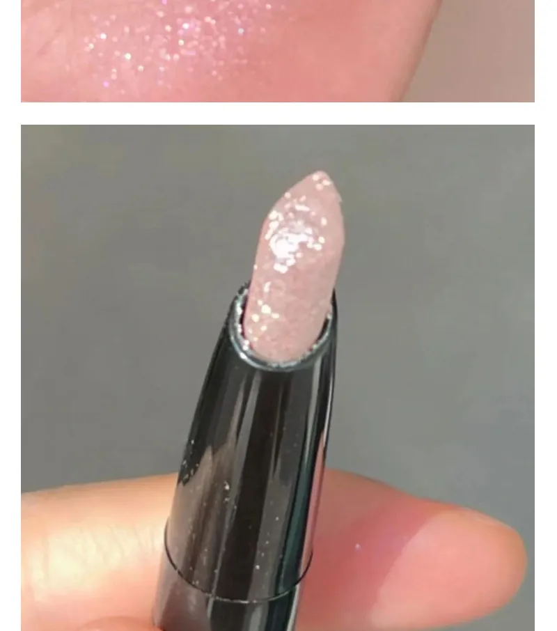 Pearlescent Eye Shadow Stick Shimmering Clear Sparkle Diamond Lying Silkworm Pencil Long Lasting Glitter for Eyes Korean Makeup
