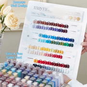 Rormay New 68PCS Small Gold Bottle gel Nail Polishing Set Semi permanent Color Varnish gel UV LED Soaking Nail Art Gel Factory