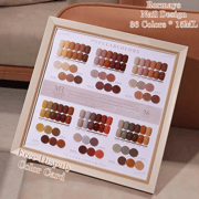 Rormays 15ml Autumn Orange Theme Caramel gel nail polish 36 Color Semi permanent UV LED gel Varnish Soak Nail Art Manicure