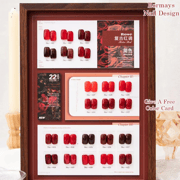 Rormays 15ml High Saturation Red Gel Nail Polish 22 Color Set Varnish Gel Paint Coating UV LED Nail Enhancement Design Gel