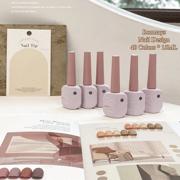 Rormays Autumn 40 Color gel Polished Nail Set Brown Green Mixed Varnish UV LED Soaked Nail Design Flip Color Card Salon Factory