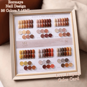 Rormays 15ml Autumn Orange Theme Caramel gel nail polish 36 Color Semi permanent UV LED gel Varnish Soak Nail Art Manicure