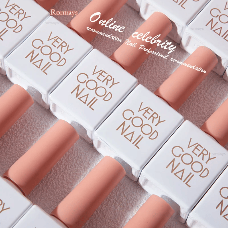 Rormays 24 Color Ice Transparent Nail Polish Set Jelly Powder UVLED Translucent Light Therapy Varnish Nail Polish Wholesale 15ML