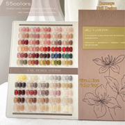 Rormays Autumn and Winter New Jelly Nude gel nail polish 55PCS Translucent Varnish UV LED Soaking Ice Light Treatment gel Nail