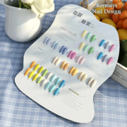 Rormays Macaron Candy gel nail polish Set 24PCS Color Polished gel Varnish Soaked UV LED Lasting Nail Design Salon gel Factory