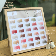 Rormays Translucent Gel Nail Polish 30 Color Set Jelly Gel UV LED Semi Permanent Varnish Ice Through Nail Art Gel 15ML Factory