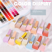 Eleanuos 48pcs Set di smalti in Gel per salone di bellezza all'ingrosso Soak Off Gel UV Top Coat diverse bottiglie Gel coreano Stlye 15ml Gel per unghie
