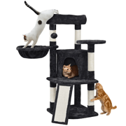 Professional Cat Tree Tower with Basket for Small Kittens, Indoor, At Supplies, Cat Toys, So That Cats Can Play Happily At Home