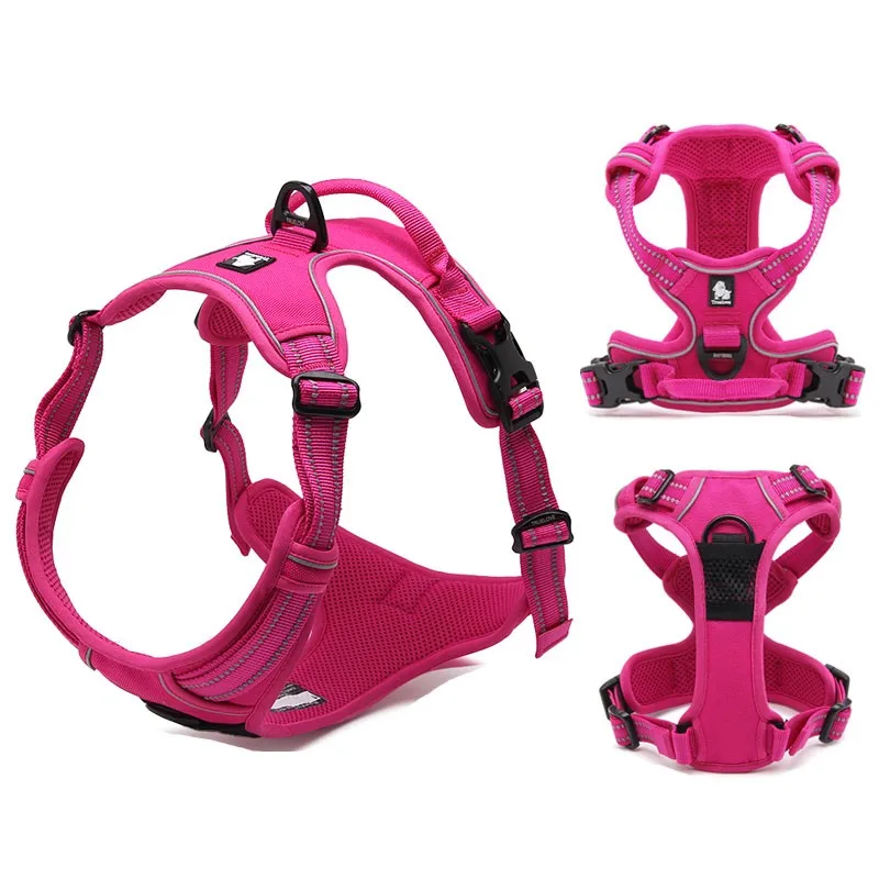 Truelove Dog Harness No Pull Pet Harness Adjustable Soft Padded Dog Vest Reflective No Choke Pet Vest Easy Control Handle H5651