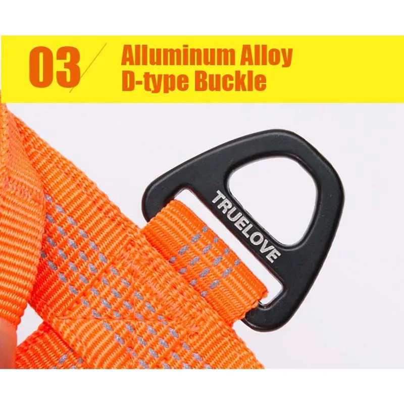 Truelove Dog Harness Reflective No Pull Small Medium Large Vest Quick Adjustbale Matching Leash Collar Training Running TLH6071