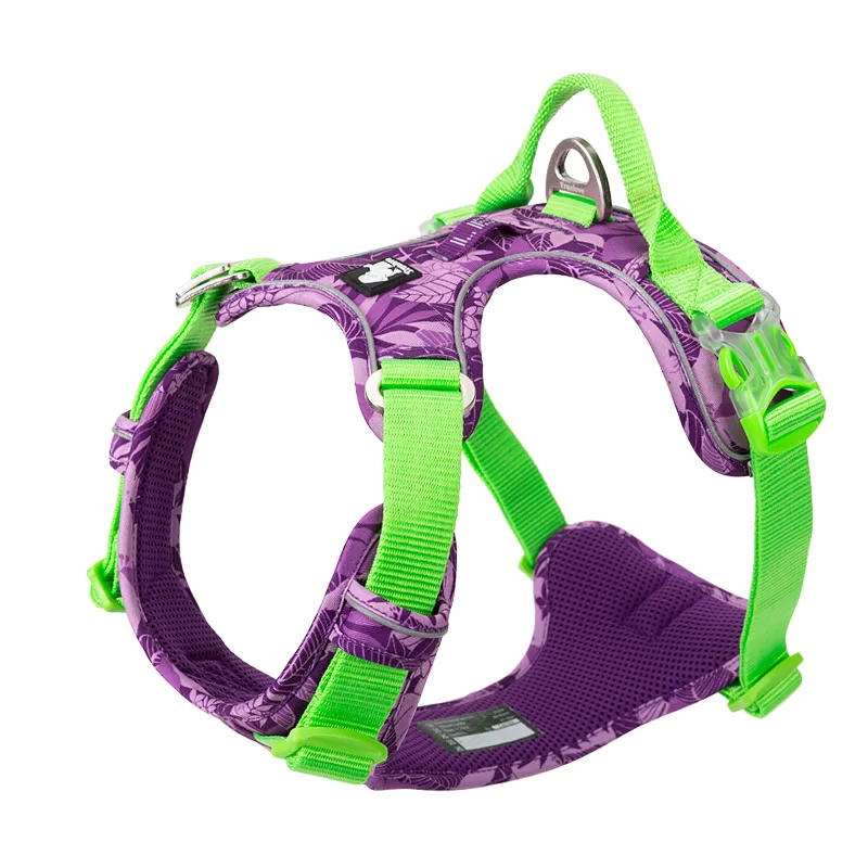 Truelove Pet Explosion-proof Dog Harness Camouflage Reflective Nylon Special Edition and Upgrade Version Easy to Adjust TLH5653
