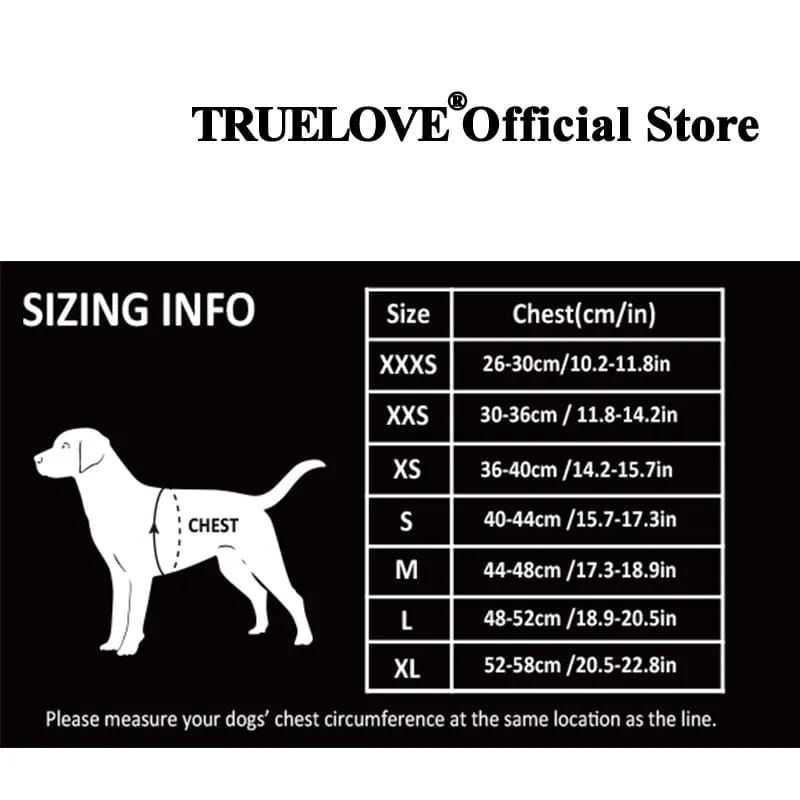 Truelove Recycled Pet Harness High Quality Adjustable Eco-friendly Recycled Material No Pull Breathable Soft Reflective TLH3012