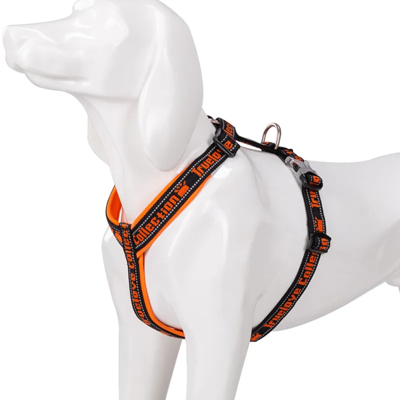 Truelove Dog Harness Reflective No Pull Tactical Military Training Design Neoprene Padded Comfort Mesh Adjustable TLH6371