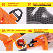 Truelove Dog Harness Reflective No Pull Small Medium Large Vest Quick Adjustbale Matching Leash Collar Training Running TLH6071