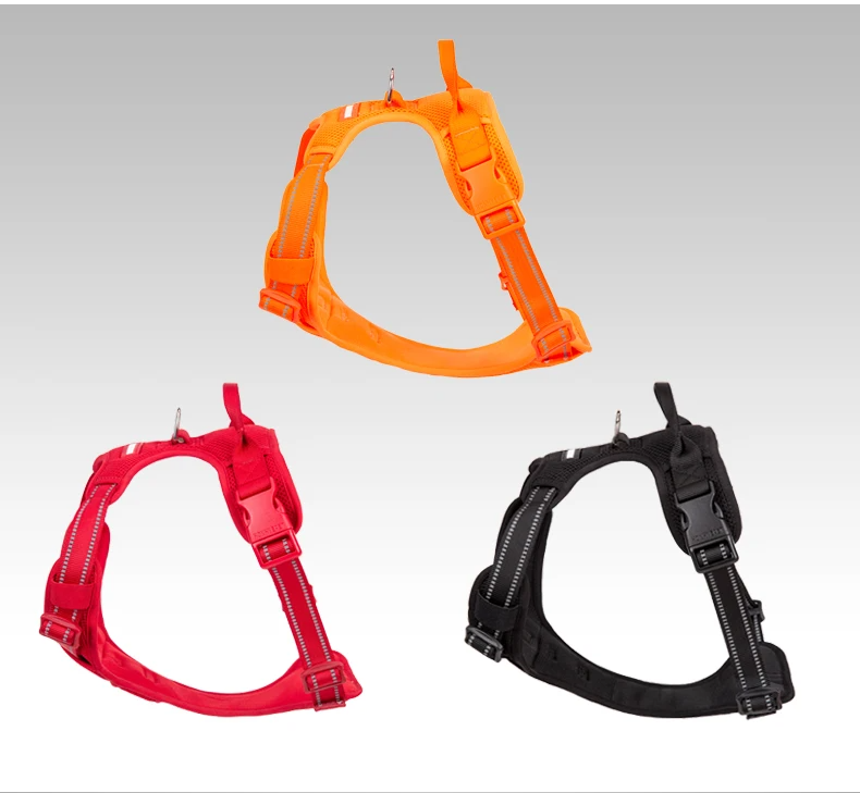 TRUELOVE Pet Harness Nylon Reflective Comfortable and Breathable Explosion-proof Small Medium Large Outdoor Camping HP5652