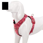 Truelove Dog Harness New Fashion Design Harness for Small Large Dog Cotton Floral Multi Sizes Adjustable Reflective TLH6283