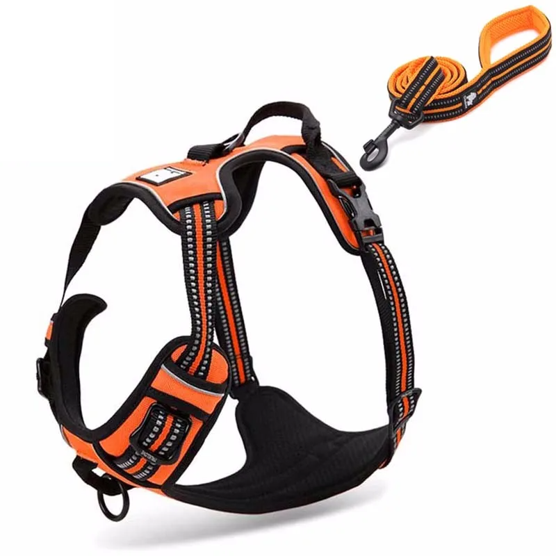 Truelove Dog Harness No Pull Pet Harness Adjustable Soft Padded Dog Vest Reflective No Choke Pet Vest Easy Control Handle H5651