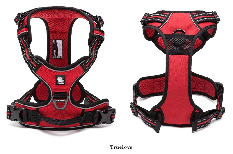 Truelove Dog Harness No Pull Pet Harness Adjustable Soft Padded Dog Vest Reflective No Choke Pet Vest Easy Control Handle H5651