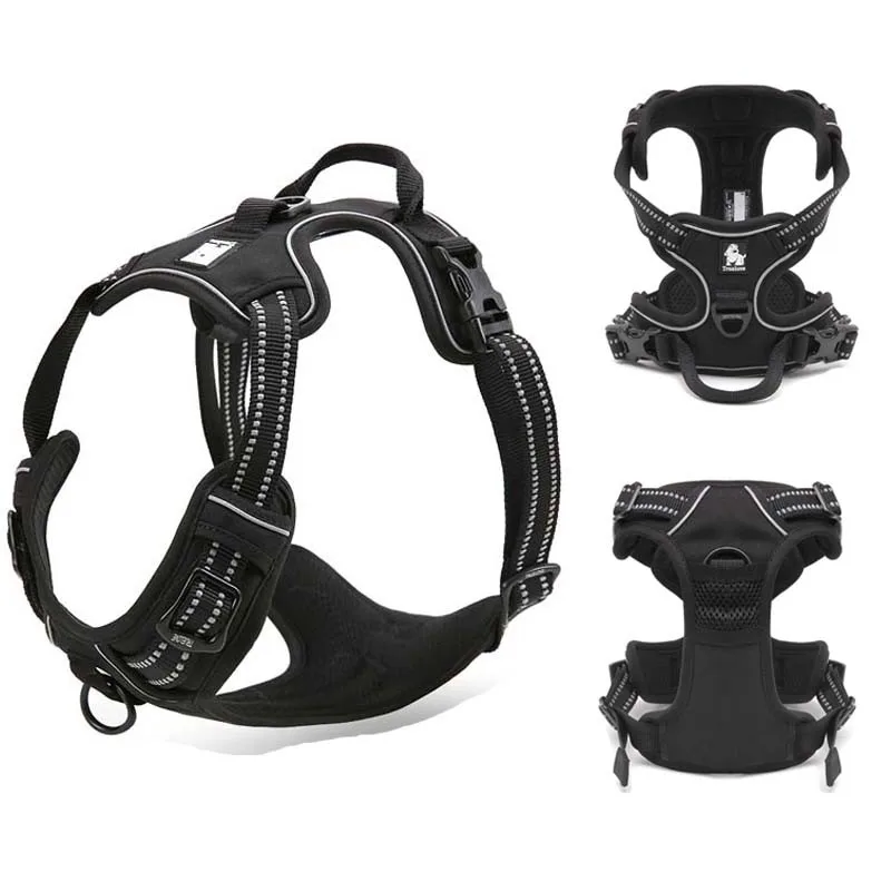 Truelove Dog Harness No Pull Pet Harness Adjustable Soft Padded Dog Vest Reflective No Choke Pet Vest Easy Control Handle H5651
