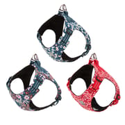 Truelove Pet Harness Floral Floral Doggy Harness Dog Vest Type Dog Walking Chain Small Medium Puppy Cat Printed Cotton TLH1912