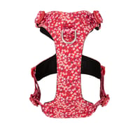 Truelove Dog Harness New Fashion Design Harness for Small Large Dog Cotton Floral Multi Sizes Adjustable Reflective TLH6283