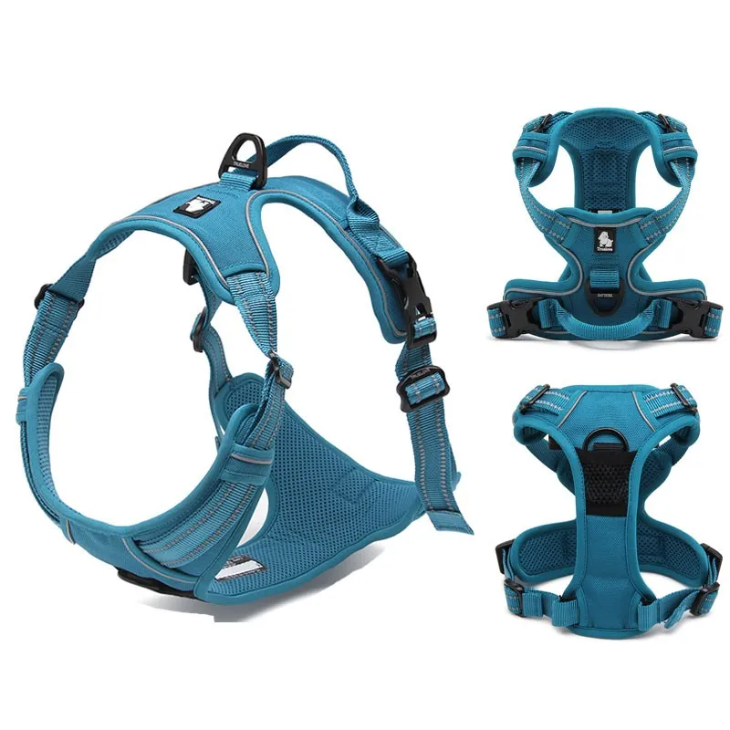 Truelove Dog Harness No Pull Pet Harness Adjustable Soft Padded Dog Vest Reflective No Choke Pet Vest Easy Control Handle H5651