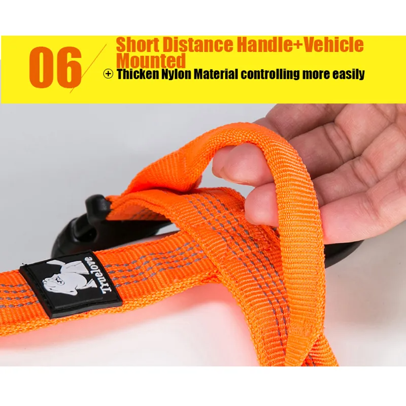 Truelove Dog Harness Reflective No Pull Small Medium Large Vest Quick Adjustbale Matching Leash Collar Training Running TLH6071