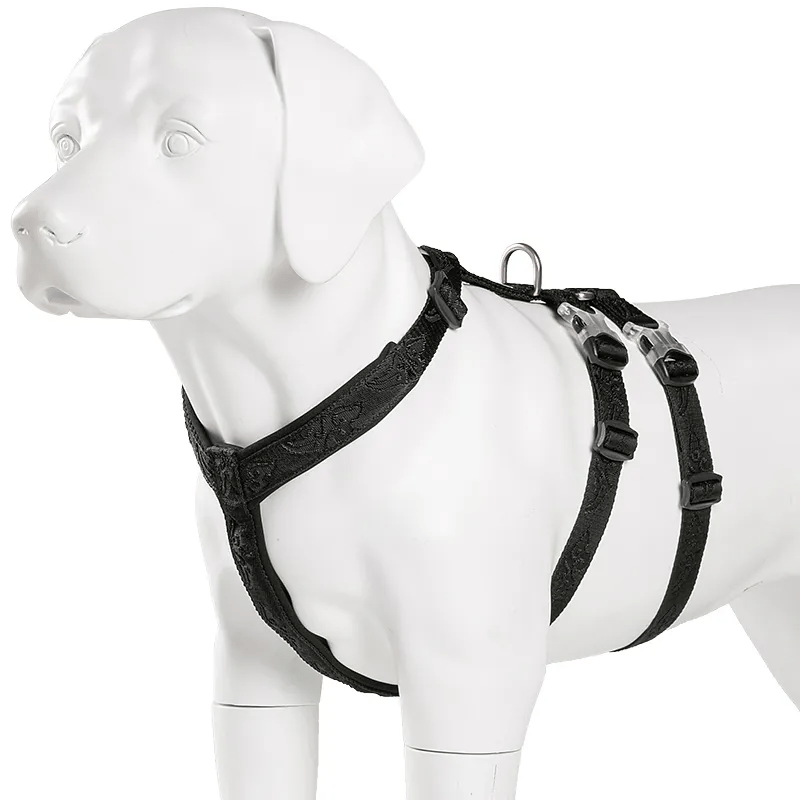 TRUELOVE Pet Harness Double-H Nylon Personalized Dog Harness NO PULL Reflective Breathable Adjustable YH1803