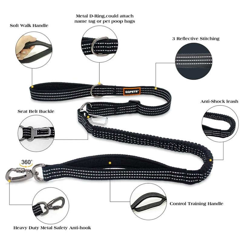 Pet Accessories Supplier Hot Selling Custom Adjustable Dog Seat Belt Comfortable Pet Car Seat Belt For Dog Leash