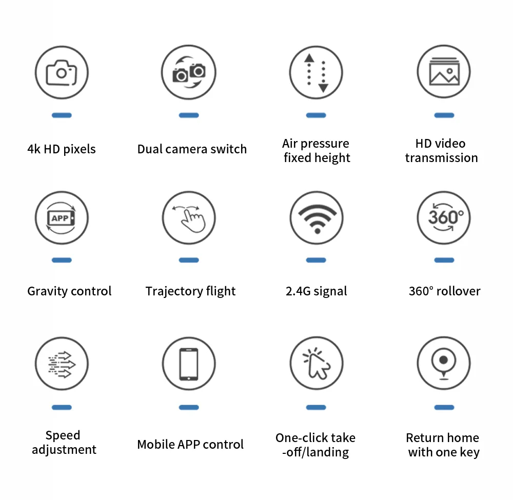 Professional Drone E88 4k wide-angle HD camera WiFi fpv height Hold Foldable RC quadrotor helicopter Camera-free childrens toys