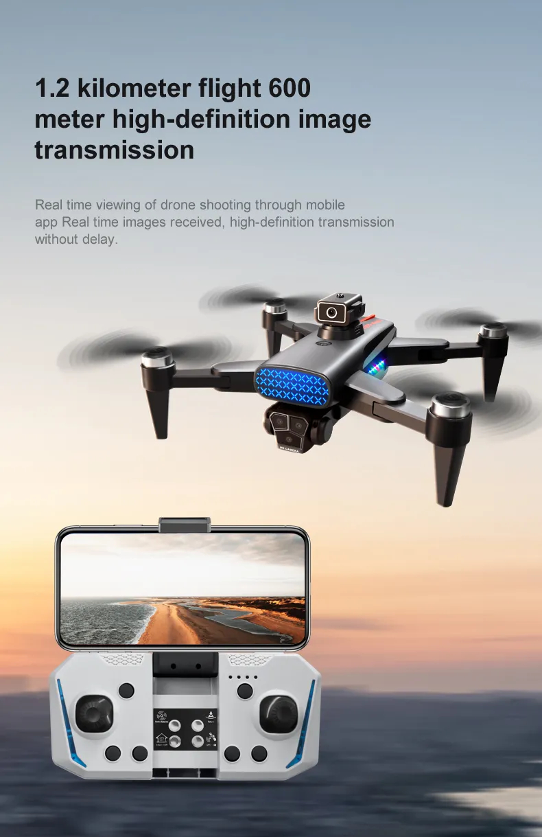 New K90MAX UAV professional 4K Wifi Obstacle avoidance HD three camera GPS Brushless motor Foldable RC quadcopter FPV toy gift