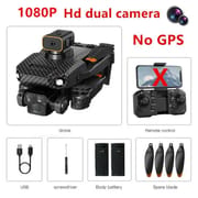 Professional RC MINI Drone 4K 8K ESC HD three camera WIFI FPV brushless motor Obstacle avoidance folding quadcopter toy Gift