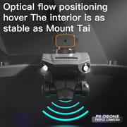 Professional RC MINI Drone 4K 8K ESC HD three camera WIFI FPV brushless motor Obstacle avoidance folding quadcopter toy Gift