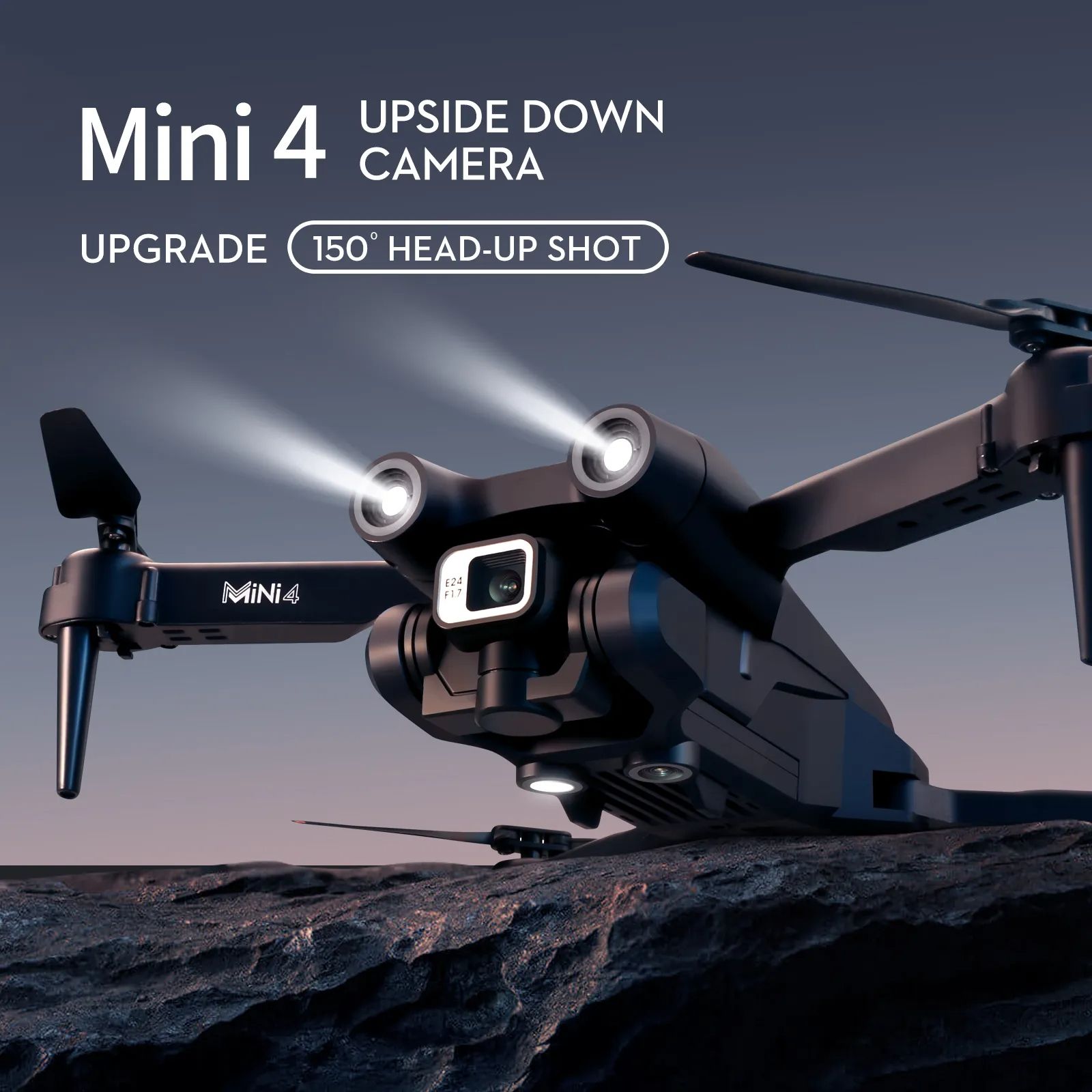 New MINI4 UAV 4K HD ESC Camera Optical Flow Positioning Obstacle Avoidance Foldable Quadcopter Remote Control Drone Toy Boy Gift