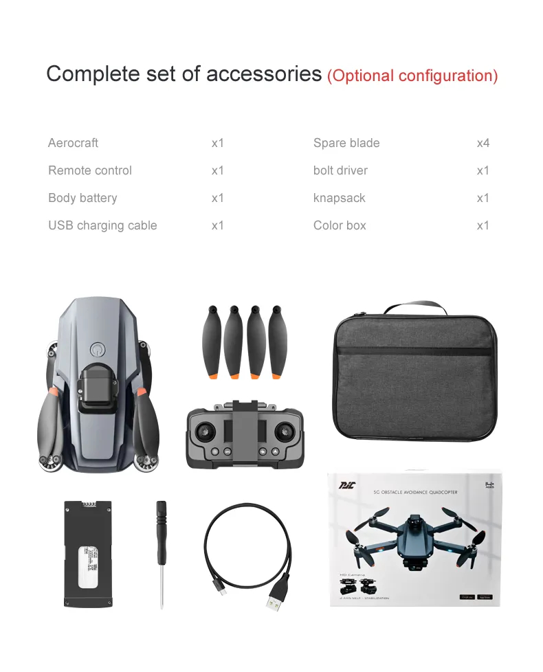 RG101 Pro GPS Drone 8K With 2-axis Gimbal HD Dual Camera 5G WIFI 360° Obstacle Avoidance Brushless Foldable Quadcopter Dron