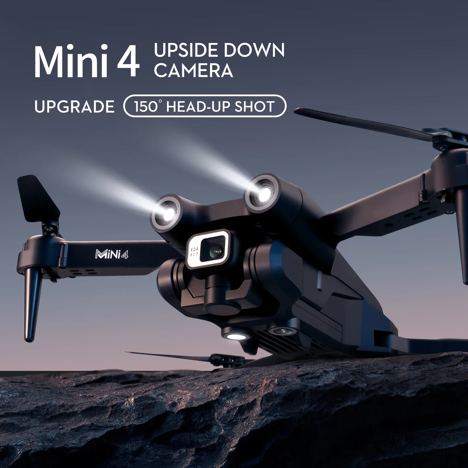 New MINI4 UAV 4K HD ESC Camera Optical Flow Positioning Obstacle Avoidance Foldable Quadcopter Remote Control Drone Toy Boy Gift
