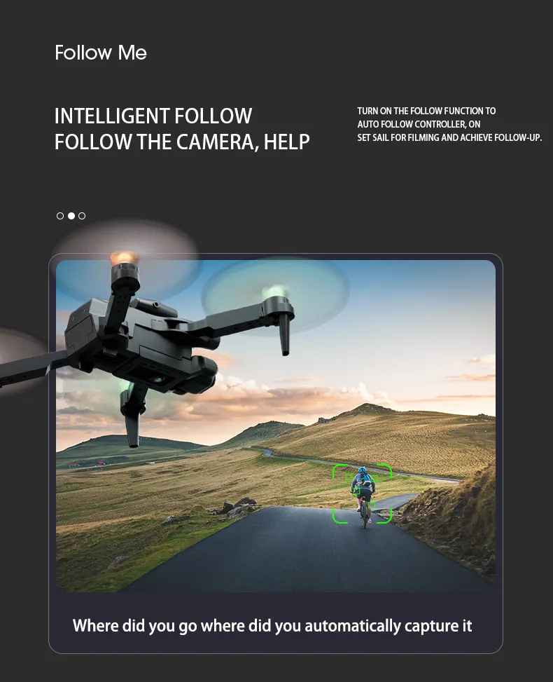 Professional mini LED light drone 4K WIFI HD ESC camera Fpv with optical flow obstacle avoidance folding quadcopter toy gift