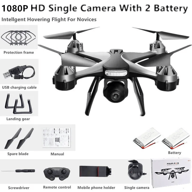 New JC801 Drone 4k Professional WiFi Fpv HD wide-angle camera RC Aerial Photography quadcopter helicopter Camera-free toy gift