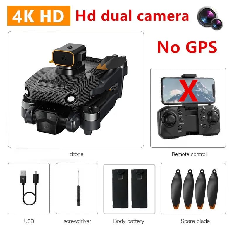 Professional RC MINI Drone 4K 8K ESC HD three camera WIFI FPV brushless motor Obstacle avoidance folding quadcopter toy Gift