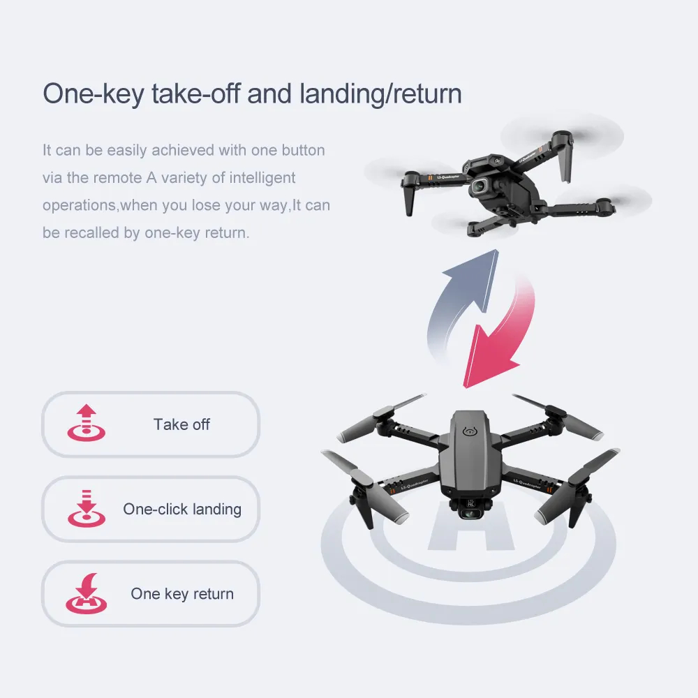 2021 New Mini Drone XT6 4K 1080P HD Camera WiFi Fpv Air Pressure Altitude Hold Foldable Quadcopter RC Drone Kid Toy GIft