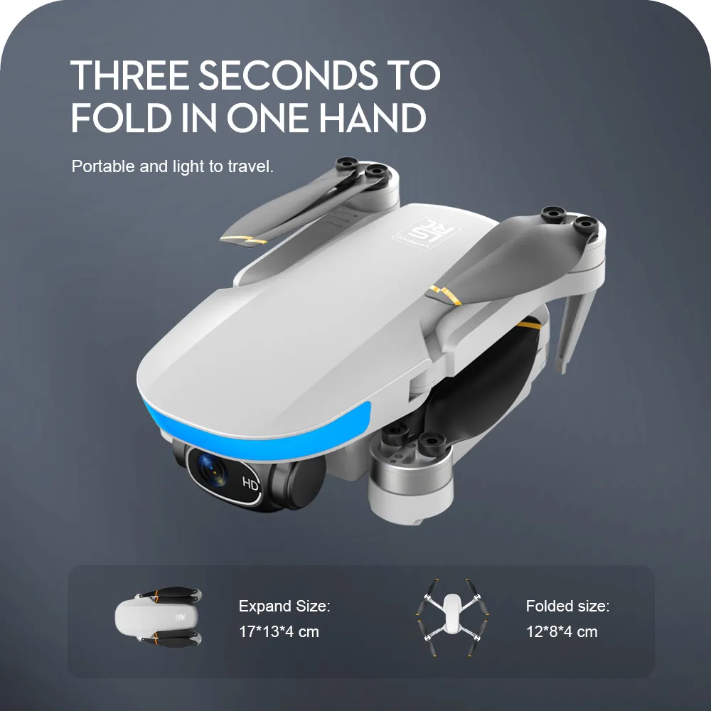 New S6S 4K Mini Drone GPS 5G Wifi HD Camera EIS Camera Optical Flow Brushless Motor Foldable Quadcopter RC Helicopter Toy
