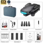 New LU3 Max Professional drone 8K HD ESC Camera 5G Wifi FPV optical Flow Foldable RC quadcopter aerial photography Gift toys
