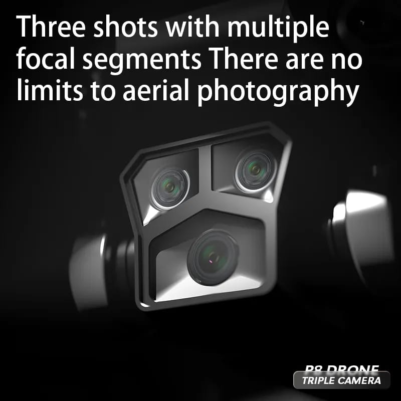 Professional RC MINI Drone 4K 8K ESC HD three camera WIFI FPV brushless motor Obstacle avoidance folding quadcopter toy Gift