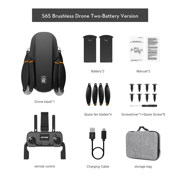 New S6S 4K Mini Drone GPS 5G Wifi HD Camera EIS Camera Optical Flow Brushless Motor Foldable Quadcopter RC Helicopter Toy