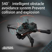 Professional RC MINI Drone 4K 8K ESC HD three camera WIFI FPV brushless motor Obstacle avoidance folding quadcopter toy Gift
